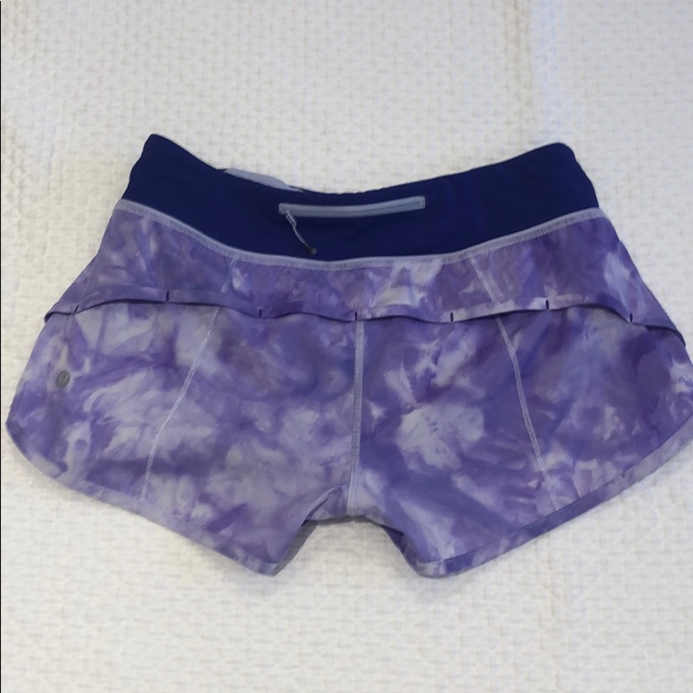 EUC Lululemon Speed Shorts 4/xs